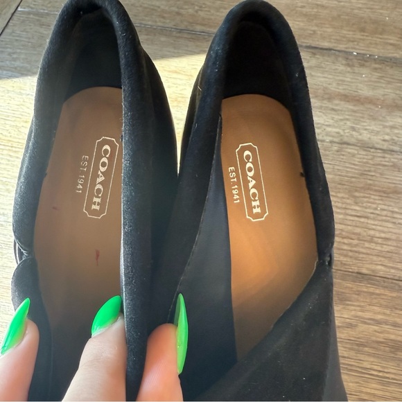 NWOT coach black leather booties - Picture 3 of 7